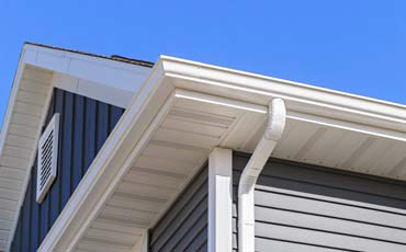 Gutters on home