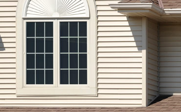Vinyl siding on home